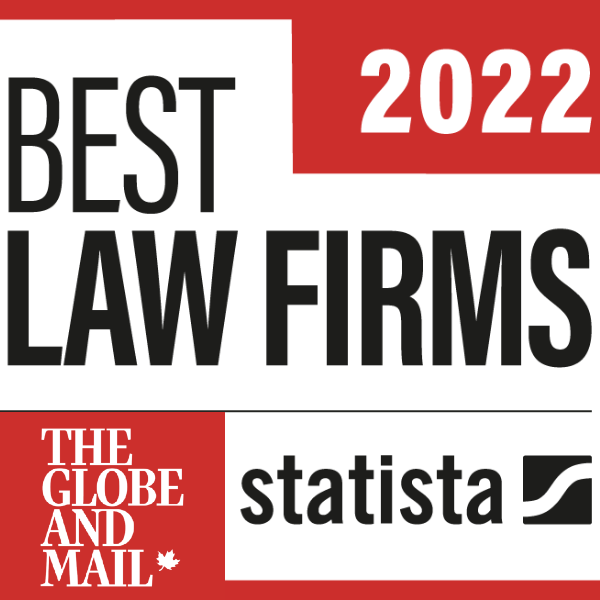 Globe and Mail Best Law Firms Award Square