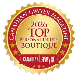 Top Personal Injury Boutique 2026 Award Badge